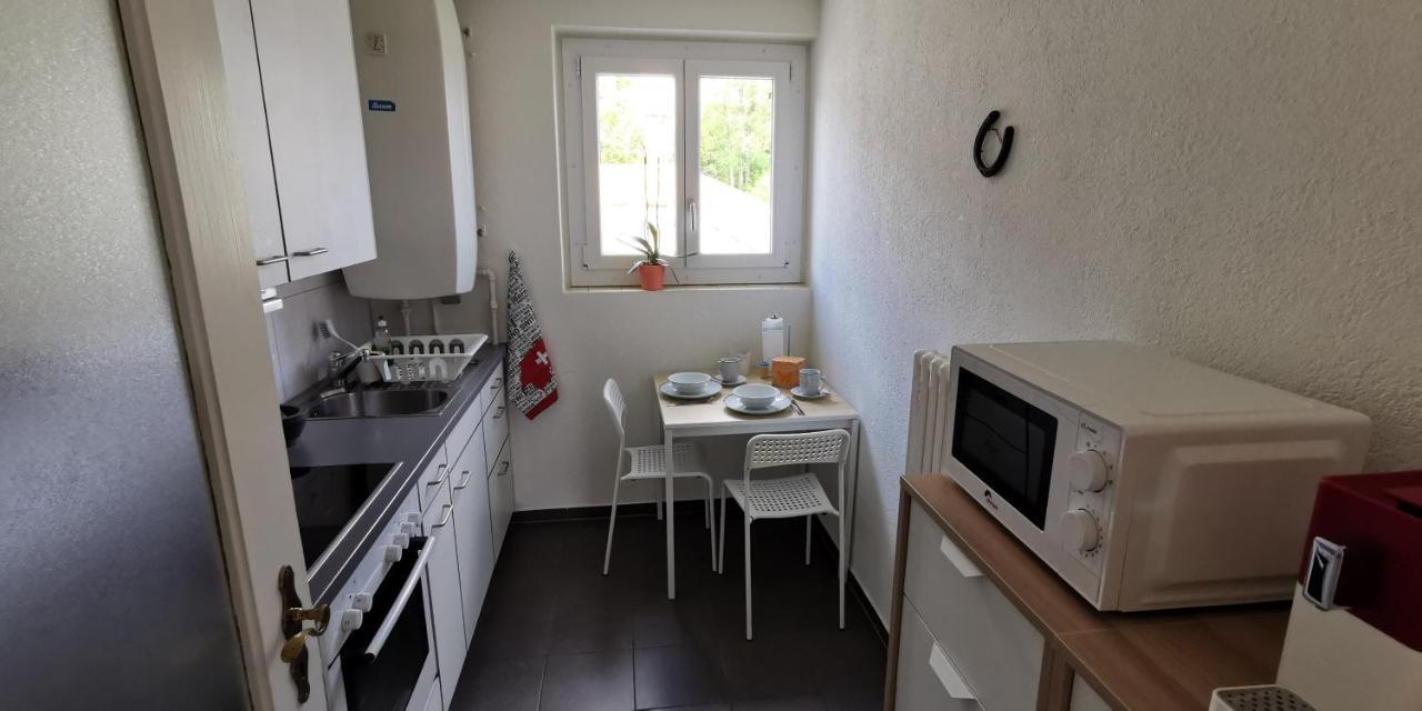 Helvetia 2 Zimmer Apartment Mit Parkplatz Zurich Bagian luar foto